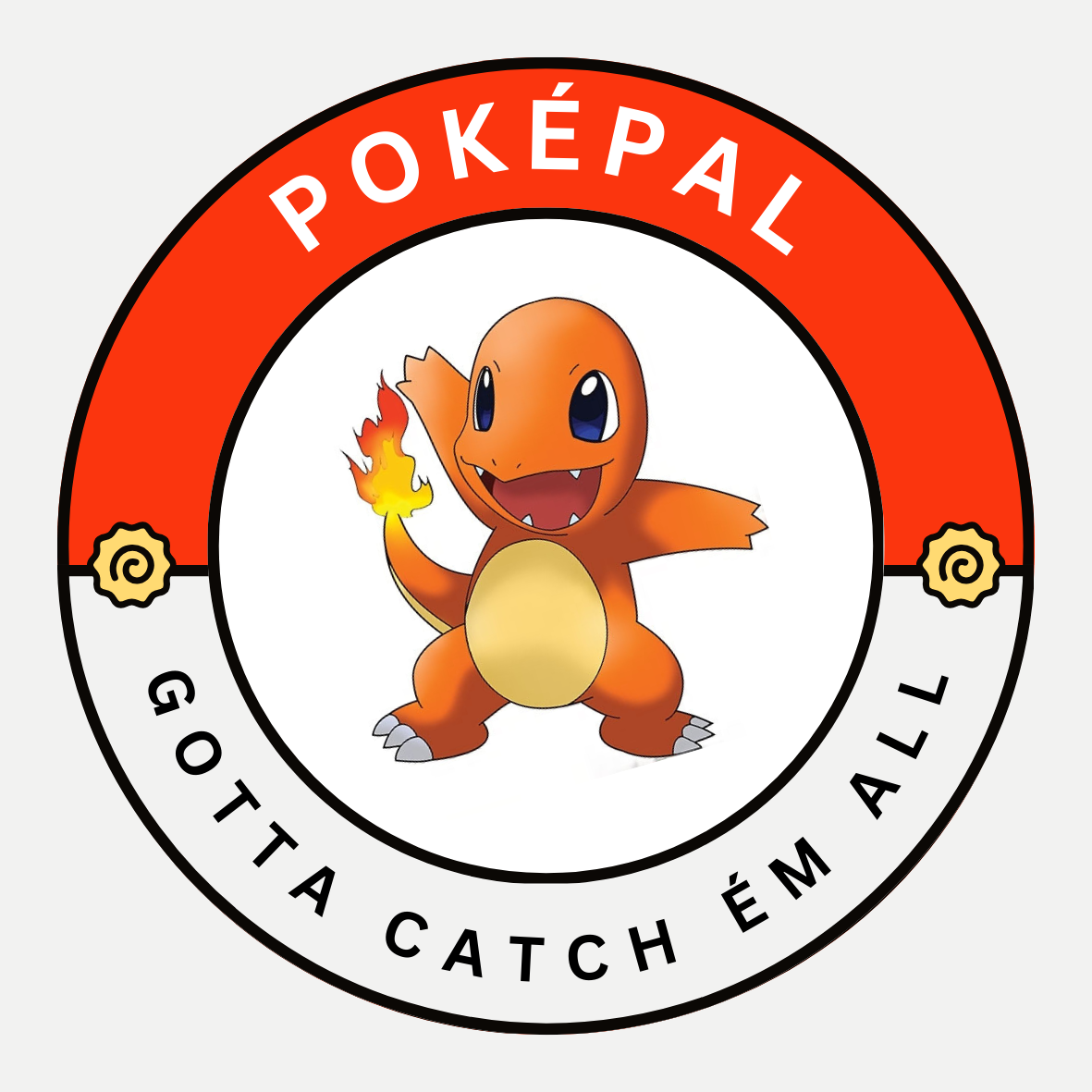 PokéPal Pokemon Charmander "Gotta Catch 'Em All" Sticker